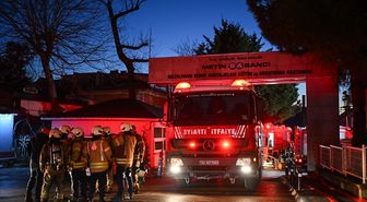 Sarıyer'de hastanede çıkan yangın söndürüldü