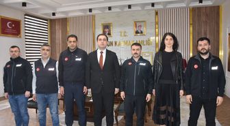 Sason Kaymakamı Başar'a AFAD'tan ziyaret