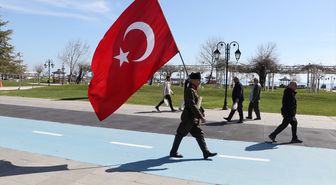 Şehitler için İstanbul'dan Çanakkale'ye yürüyen gazi torunu Tekirdağ'a ulaştı