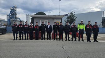 Serik Kaymakamı Cemal Şahin, trafik denetimine katıldı