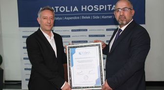 Serik'te özel hastaneye 'Sağlıkta Akreditasyon Standartları' belgesi verildi