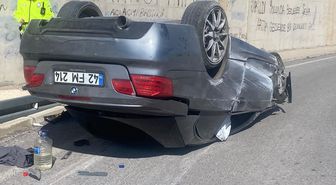 Seydişehir'de otomobilin takla attığı kazada 4 kişi yaralandı