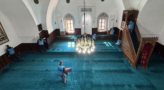 Şeyh Edebali Külliyesi'nin ramazan ayı bakımı yükümlülerce yapılıyor