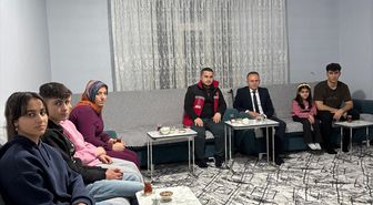 Siirt'te ebeveyn kaybı yaşamış ailelere ziyaret