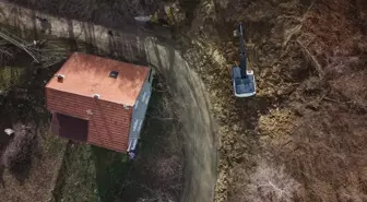 Sinop'ta heyelan nedeniyle kapanan köy yolu yeniden ulaşıma açıldı