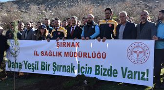 Şırnak'ta 'İl Sağlık Müdürlüğü Hatıra Ormanı' oluşturuldu