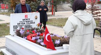 Şehit Ailelerinden Bayram Ziyareti