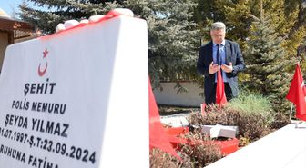 Sivas'ta şehitlikte bakım, onarım ve temizlik çalışması yapıldı