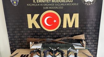 Sivas'ta silah ve mühimmat kaçakçılığı operasyonunda 1 zanlı tutuklandı