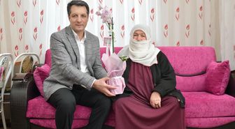Kaymakam Canpolat, Şehit Ailelerini Ziyaret Etti