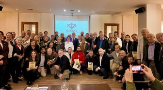 STS Bodrum Okul Gemisi'nin yapımında emeği bulunanlara plaket verildi