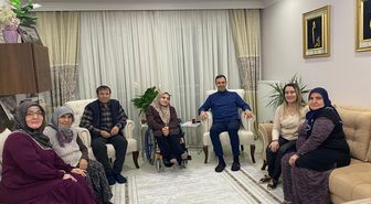 Suluova Kaymakamı Gürçam şehit ailesiyle iftar sofrasında buluştu