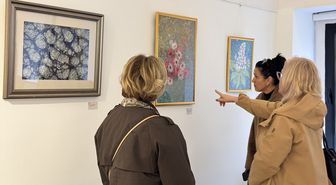 'Suya Yazılan' ebru sergisi Bağımsız Sanat Vakfı'nda açıldı
