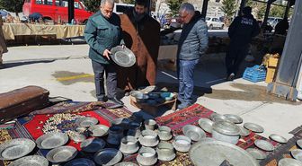 Talas Belediye Başkanı Yalçın, Antika Pazarı'nı gezdi