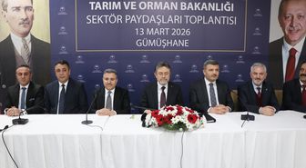 Tarım ve Orman Bakanı İbrahim Yumaklı, Gümüşhane'de konuştu Açıklaması