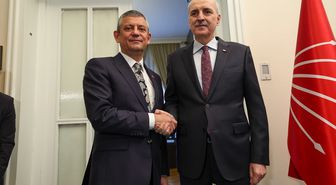TBMM Başkanı Kurtulmuş, CHP Genel Başkanı Özel'i ziyaret etti