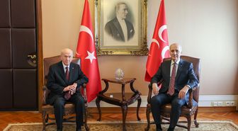 TBMM Başkanı Kurtulmuş, MHP Genel Başkanı Bahçeli'yi ziyaret etti