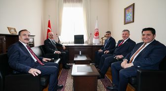 TBMM Başkanı Kurtulmuş, Yeni Yol Partisinin TBMM Grubunu ziyaret etti Açıklaması
