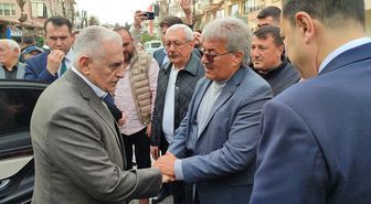 TDT Aksakallar Konseyi Başkanı Yıldırım, İzmir'de taziye ziyaretinde bulundu