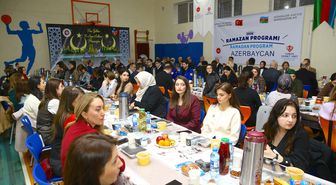 TDV Bakü Türk Lisesi'nde iftar programı düzenlendi