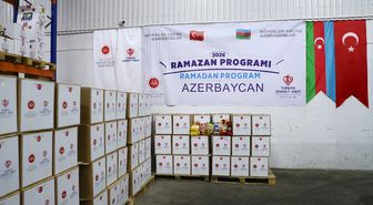 TDV'den Azerbaycan'da ihtiyaç sahiplerine ramazan yardımı