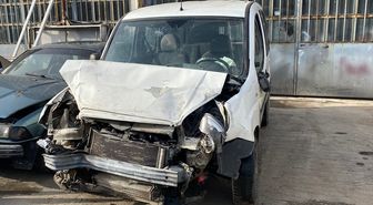 Tekirdağ'da 4 kişinin yaralandığı kaza güvenlik kamerasında