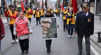 Tekirdağ'da 57 gönüllü 57. Alay'ın izinde Çanakkale yürüyüşüne uğurlandı