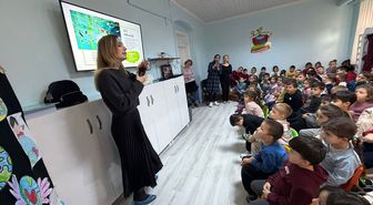 Tekirdağ'da anaokulu öğrencileri ve velilere sıfır atık eğitimi