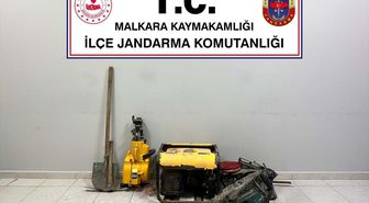 Tekirdağ'da kaçak kazı yapan 3 şüpheli suçüstü yakalandı