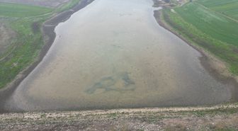 Tekirdağ'da kuruyan gölet yağışlarla yeniden doluyor