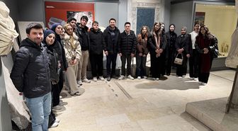 Tekirdağ'da üniversite öğrencileri müzeleri gezdi