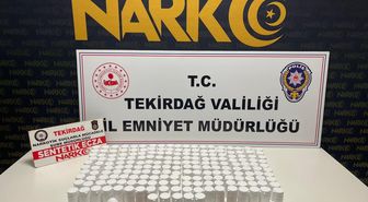 Tekirdağ'da uyuşturucu operasyonunda yakalanan 5 şüpheli tutuklandı