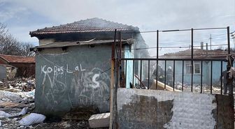 Tekirdağ'da yangın sırasında köpeğin ısırdığı çocuk hastaneye kaldırıldı