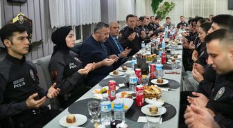 Tekirdağ Emniyet Müdürü Turanlı çevik kuvvet personeliyle iftarda buluştu
