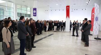 Tekirdağ NKÜ'de bayramlaşma töreni düzenlendi