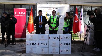TİKA, Kırgızistan'da ihtiyaç sahiplerine ramazan yardımı ulaştırdı