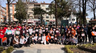Tokat'ta oryantiring turnuvası sporcularına Yeşilay tanıtıldı