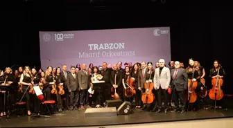Trabzon'da Maarif Orkestrası konser düzenledi