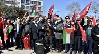 Trabzon, Ordu ve Giresun'da İsrail'in Gazze'ye yönelik saldırıları protesto edildi