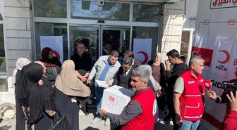 Türk Kızılay, Kerkük'te 100 düşük gelirli aileye gıda yardımı yaptı
