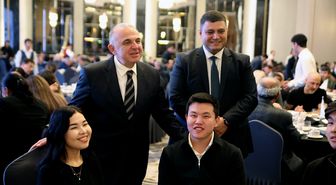 Türk ve Kırgız iş dünyası Bişkek'te iftarda buluştu