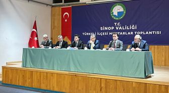 Türkeli'de Muhtarlar Toplantısı düzenlendi