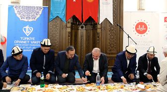 Türkiye Diyanet Vakfı Kırgızistan'da geniş katılımlı iftar programı düzenledi