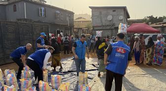 Türkiye Diyanet Vakfı, Sierra Leone'de ramazan yardımlarını sürdürüyor