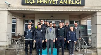 Ulaş Kaymakamı Eskimez'den bayramda görev yapan personele ziyaret