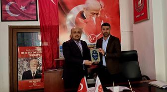 Ulaş Müftüsü İçli'den, partilerin ilçe başkanlarına ziyaret