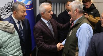 Ulaştırma ve Altyapı Bakanı Uraloğlu, Trabzon'da bayramlaşma töreninde konuştu Açıklaması