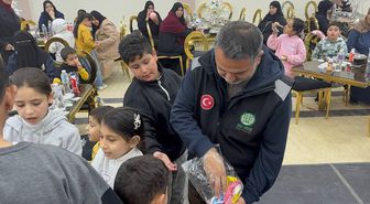 Umut Kervanı İnsani Yardım Vakfı Kahire'de Gazzeli ailelere iftar verdi