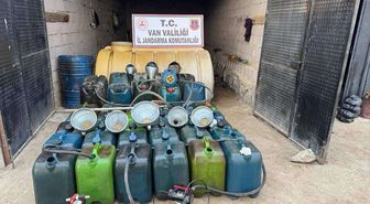 Van'da 2 bin 30 litre kaçak akaryakıt ele geçirildi