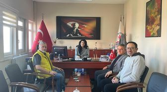 Vezirköprü MYO Müdürü Özdelikara'ya 'Hayırlı olsun' ziyareti